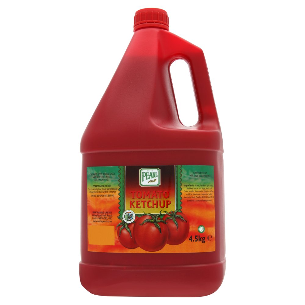 White Pearl Tomato Ketchup 4.5kg (Pack of 1)