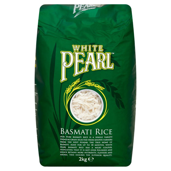 White Pearl Basmati Rice 2kg (Pack of 4)
