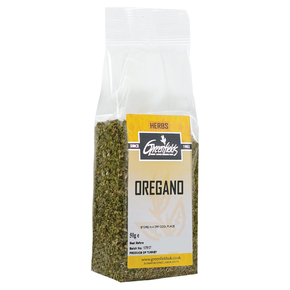 Greenfields Oregano Herbs 50g (Pack of 8)