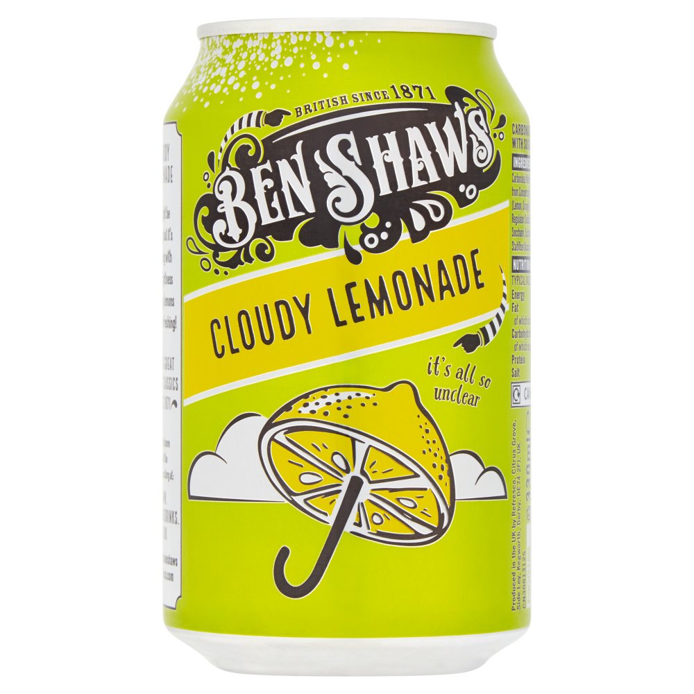 Ben Shaws Cloudy Lemonade 330ml (Pack of 24)
