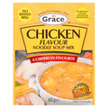 Grace Chicken Flavour Noodle Soup Mix 60g (Pack of 12)