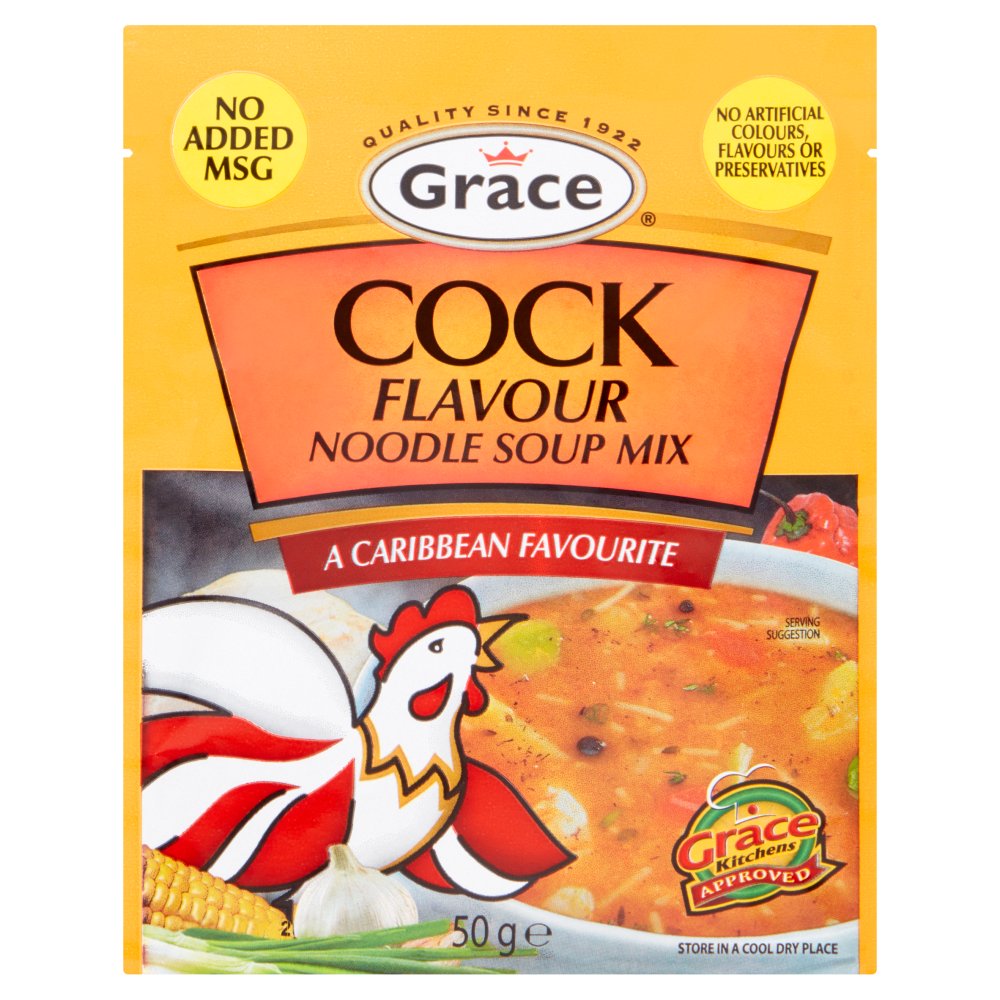Grace Cock Flavour Soup Mix 50g (Pack of 144)