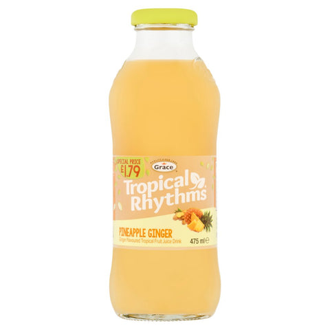 Grace Tropical Rhythms Pineapple Ginger 475ml (Pack of 12)