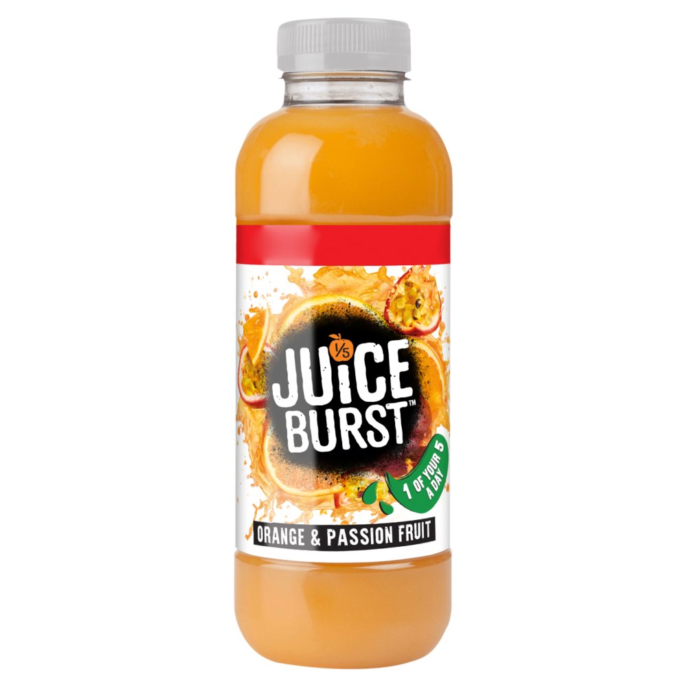 Juice Burst Orange & Passion Fruit 400ml (Pack of 12)