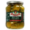 Mrs Elswood Sweet Sour Cucumbers Pickled with Sweetener 670g (Pack of 6)