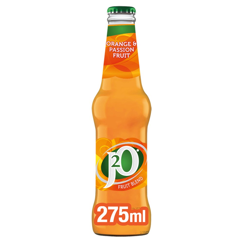 J2O Orange & Passion Fruit 275ml (Pack of 12)