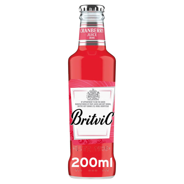 Britvic Cranberry Juice Drink Bottle 200ml (Pack of 24)