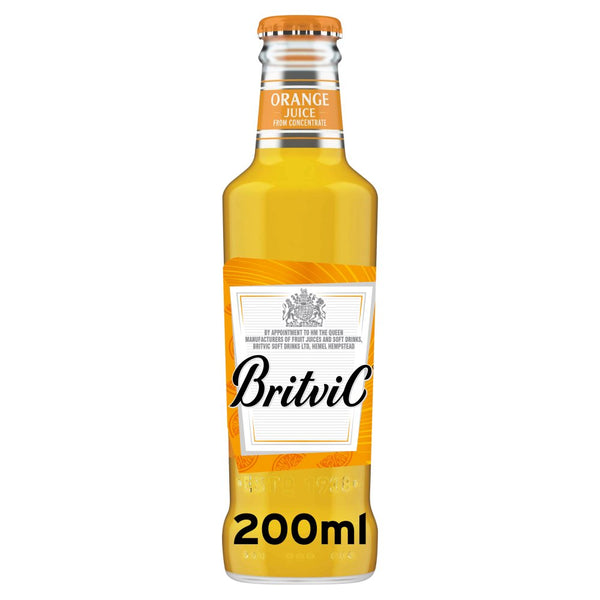 Britvic Orange Juice Bottle 200ml (Pack of 24)