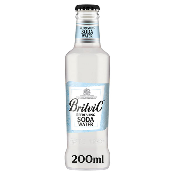 Britvic Soda Water Bottle 200ml (Pack of 24)