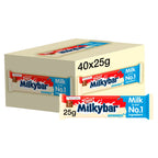 Milkybar White Chocolate Medium Bar 25g (Pack of 40)