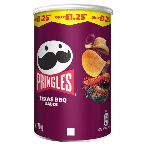 Pringles Texas BBQ Sauce 70g (Pack of 12)