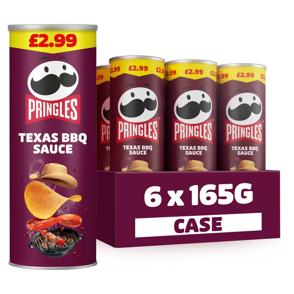 Pringles Texas BBQ Sauce 165g (Pack of 6)