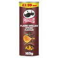 Pringles Flame Grilled Steak Sharing Crisps 165g (Pack of 6)