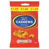 Best-One Spicy Cashews 70g (Pack of 12)