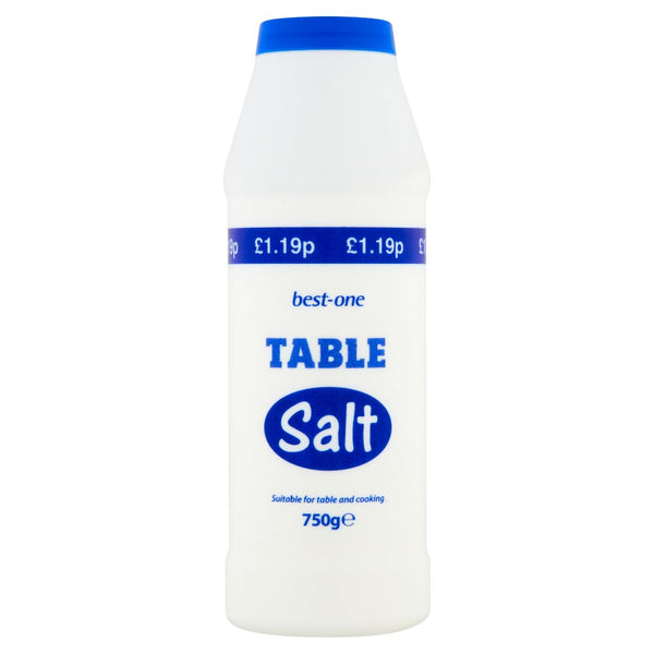 Best-One Table Salt 750g (Pack of 12)