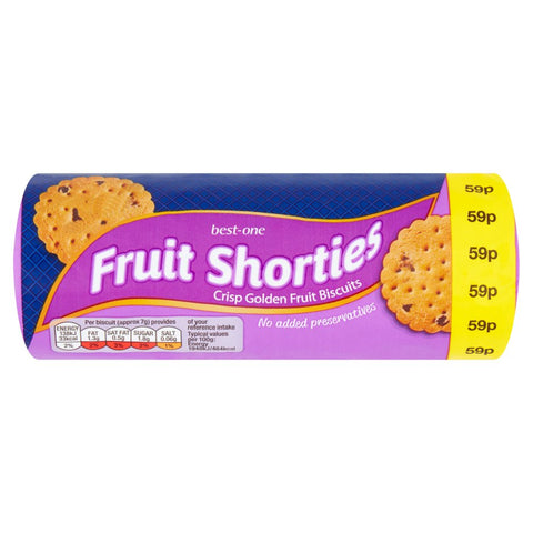 best-one Fruit Shorties 150g (Pack of 12)