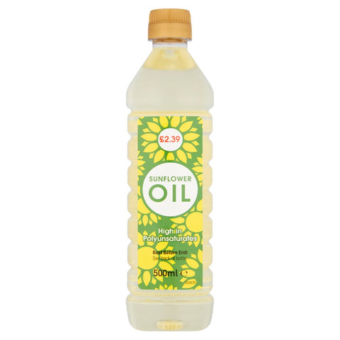 Sunflower Oil 500ml (Pack of 6)