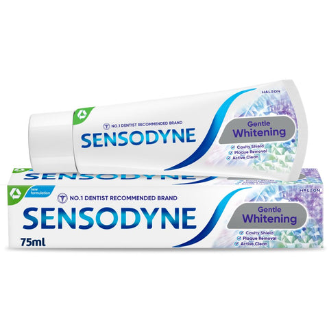 Sensodyne Daily Care Gentle Whitening Sensitive Toothpaste 75ml (Pack of 6)