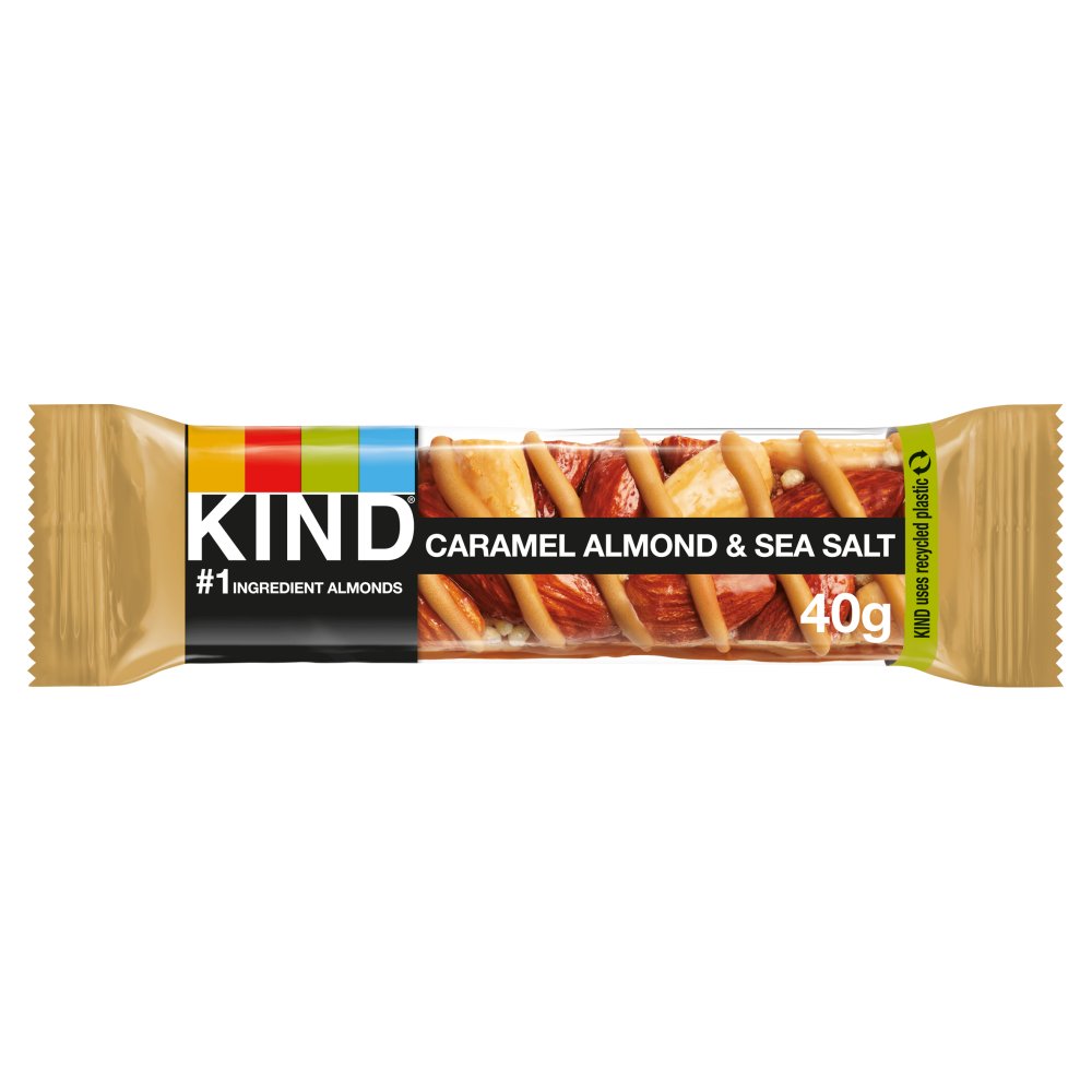 KIND Caramel Almond & Sea Salt Bars 12 x 40g (Pack of 1)
