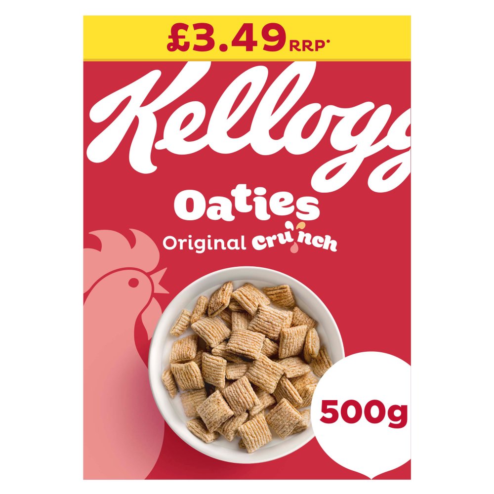 Kellogg's Oaties Original Crunch Breakfast Cereal 500g ( Pack of 5 )
