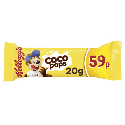 Kellogg's Coco Pops Cereal Bar 20g (Pack of 25)