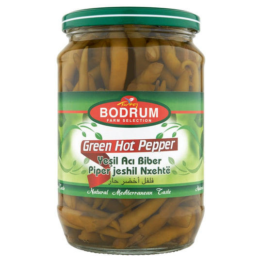 Bodrum Hot Pepper Pickle 720g (Pack of 6)