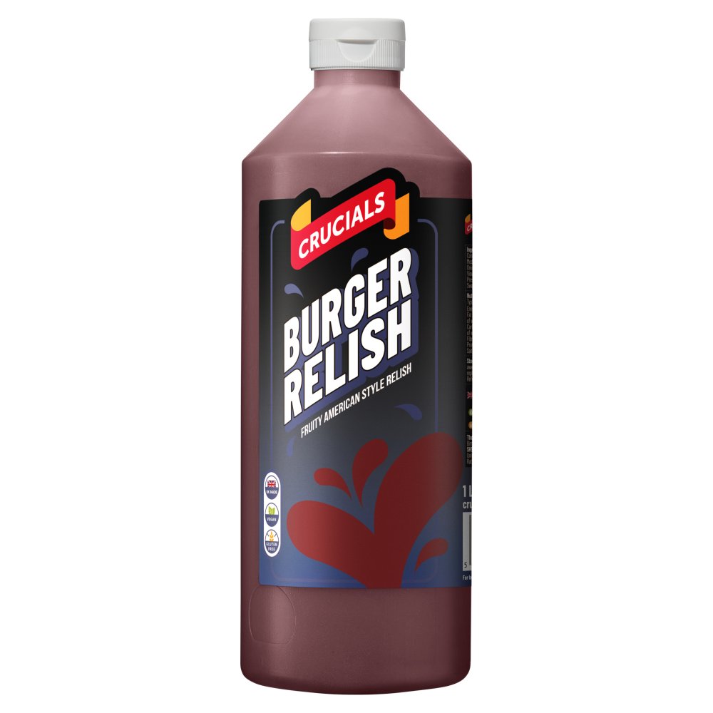 Crucials Burger Relish 1 Litre (Pack of 1)