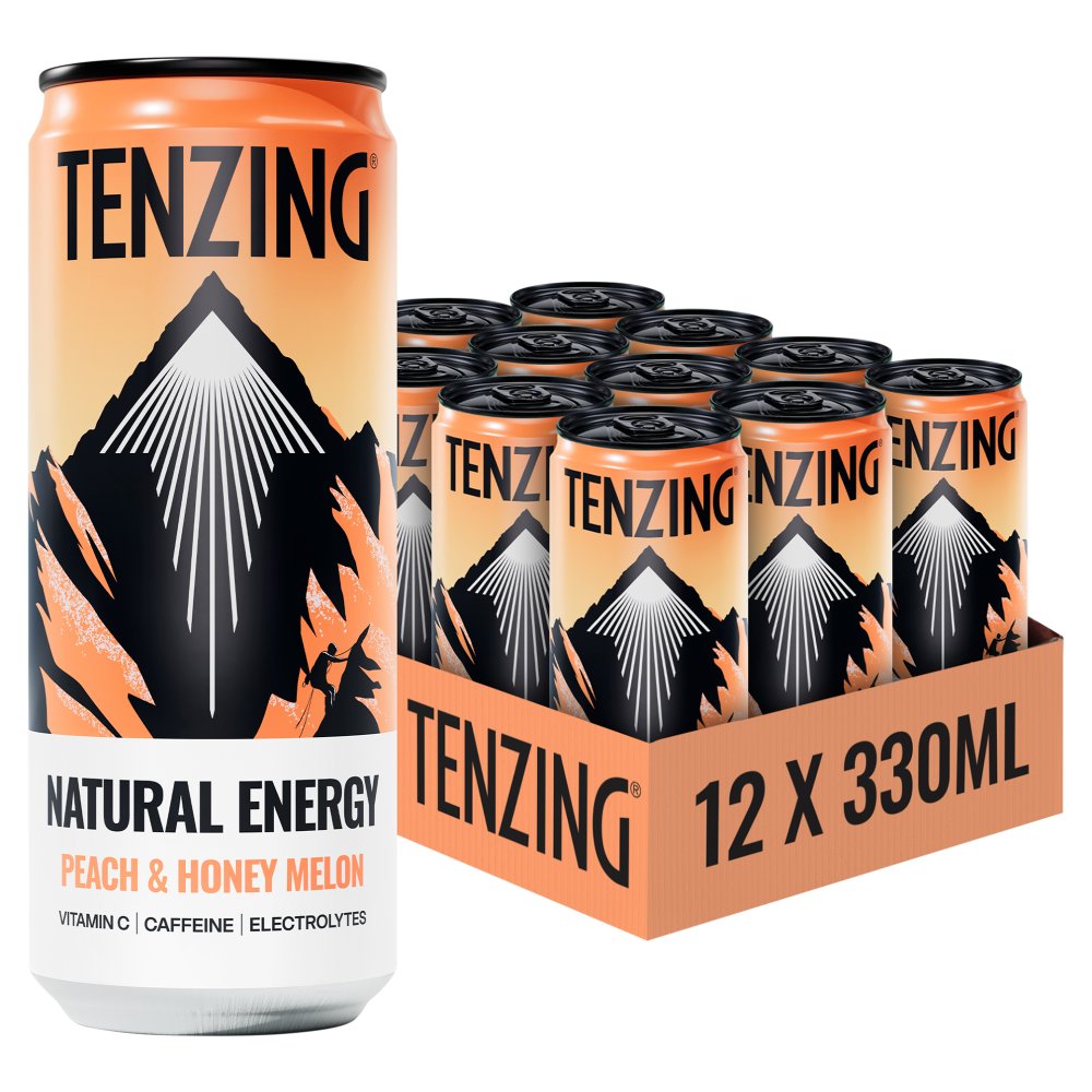 Tenzing Peach & Honey Melon 330ml x 12