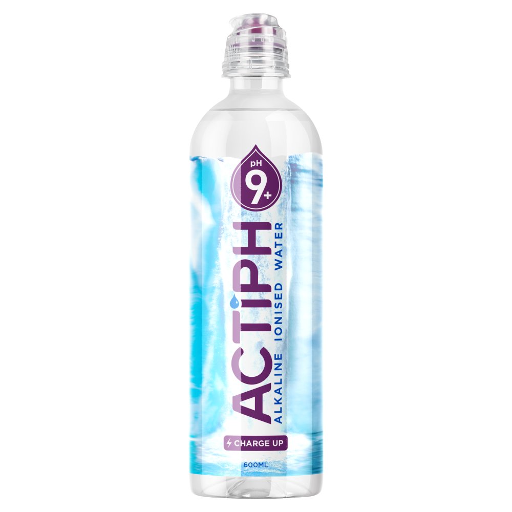 Actiph Alkaline Ionised Water 600ml (Pack of 12)