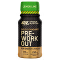 Optimum Nutrition Gold Standard Pre-Workout Energy Shot, Lemon Lime Flavour, single serve, 60ml (Pack of 12)