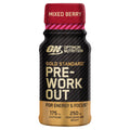 Optimum Nutrition Gold Standard Pre-Workout Energy Shot, Mixed Berry Flavour, single serve, 60ml (Pack of 12)