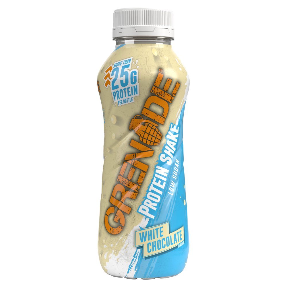 Grenade White Chocolate Flavour Protein Shake 330ml (Pack of 8)