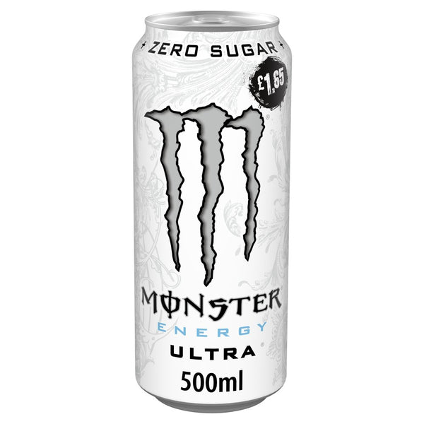 Monster Energy Drink Ultra Zero Sugar 500ml (Pack of 4)
