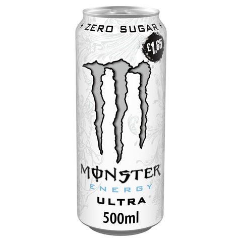 Monster Energy Drink Ultra Zero Sugar 500ml (Pack of 4)