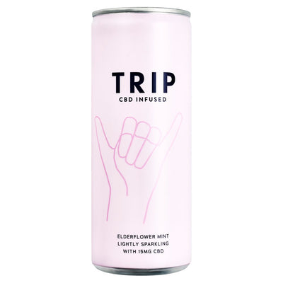 TRIP Premium CBD Infused Elderflower Mint 250ml (Pack of 12)
