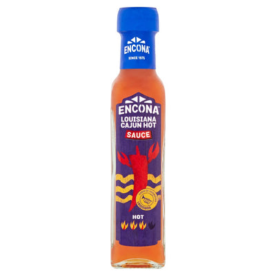 Encona Louisiana Cajun Hot Sauce 142ml (Pack of 6)