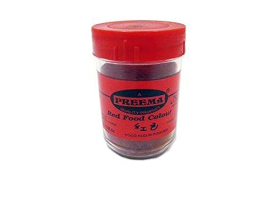 Preema Bright Red Colour  150g (Pack of 12)