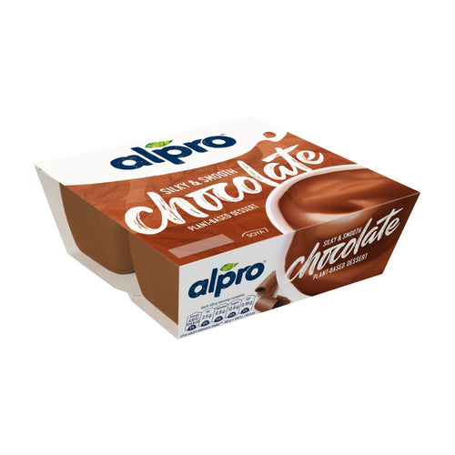 Alpro Chocolate Dairy Free Vegan Soya Dessert 4x125g (Pack of 1)