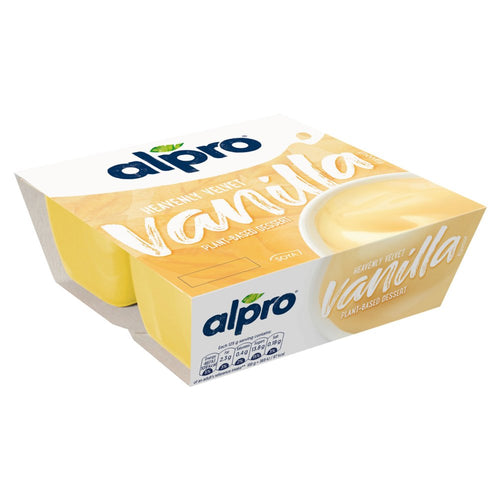 Alpro Vanilla Dairy Free Vegan Soya Dessert 4x125g (Pack of 1)