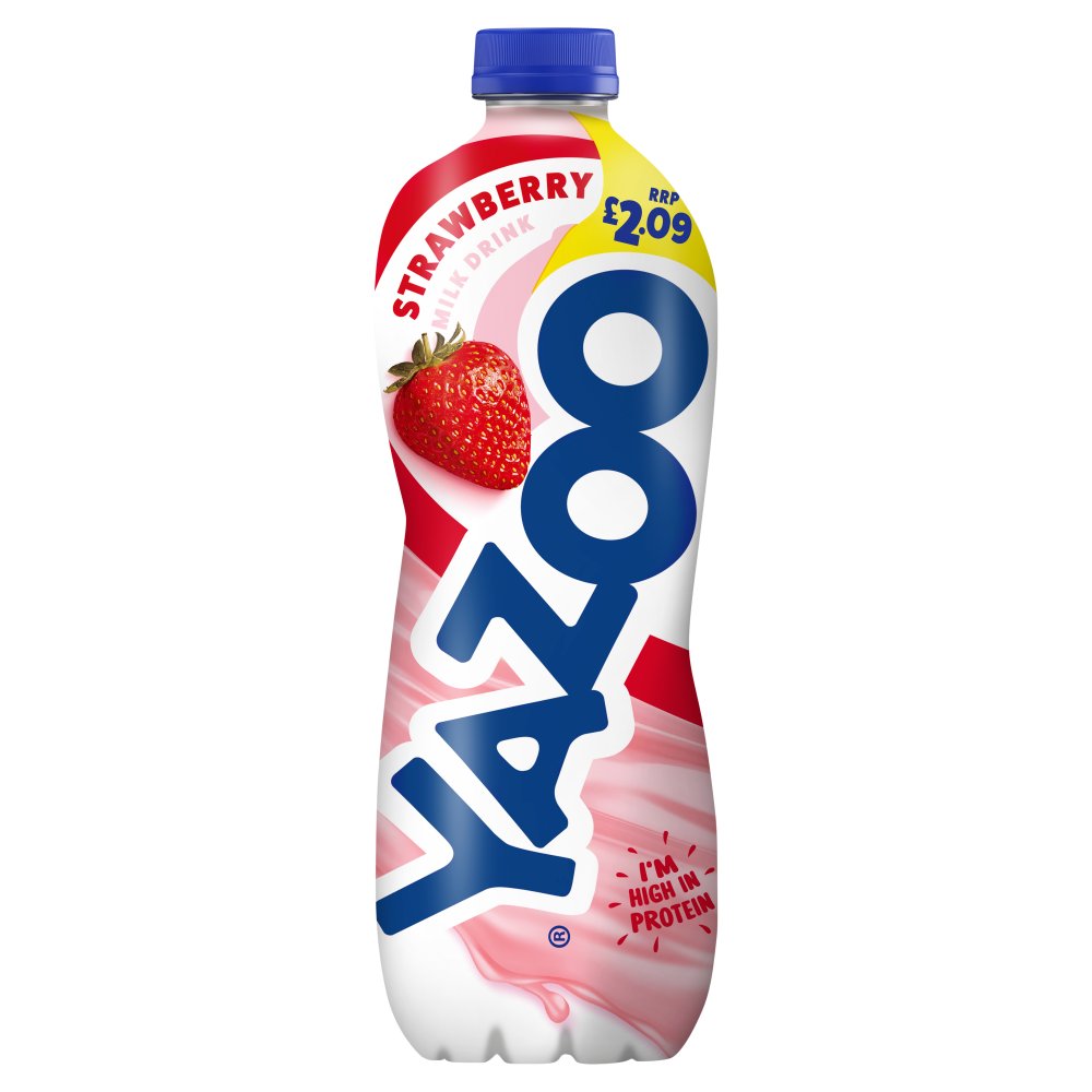 Yazoo Strawberry Milk Drink 1L (Pack of 6)