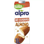 Alpro Almond No Sugar Long Life Dairy Free Drink 1L (Pack of 1)