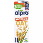 Alpro Oat No Sugar Long Life Dairy Free Drink 1L (Pack of 8)