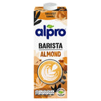 Alpro Barista Almond Long Life Dairy Free Drink 1L (Pack of 12)