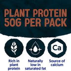 Alpro High Protein Soya Chocolate Long Life Dairy Free Drink 1L (Pack of 8)