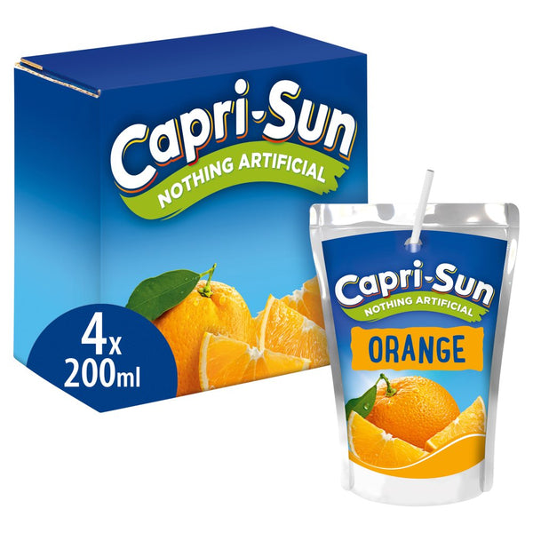 Capri-Sun Orange 4 x 200ml (Pack of 8)
