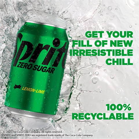 Sprite Zero Sugar 330ml (Pack of 24)