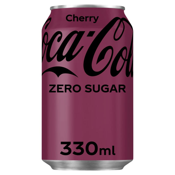 Coca-Cola Zero Sugar Cherry 330ml (Pack of 24)