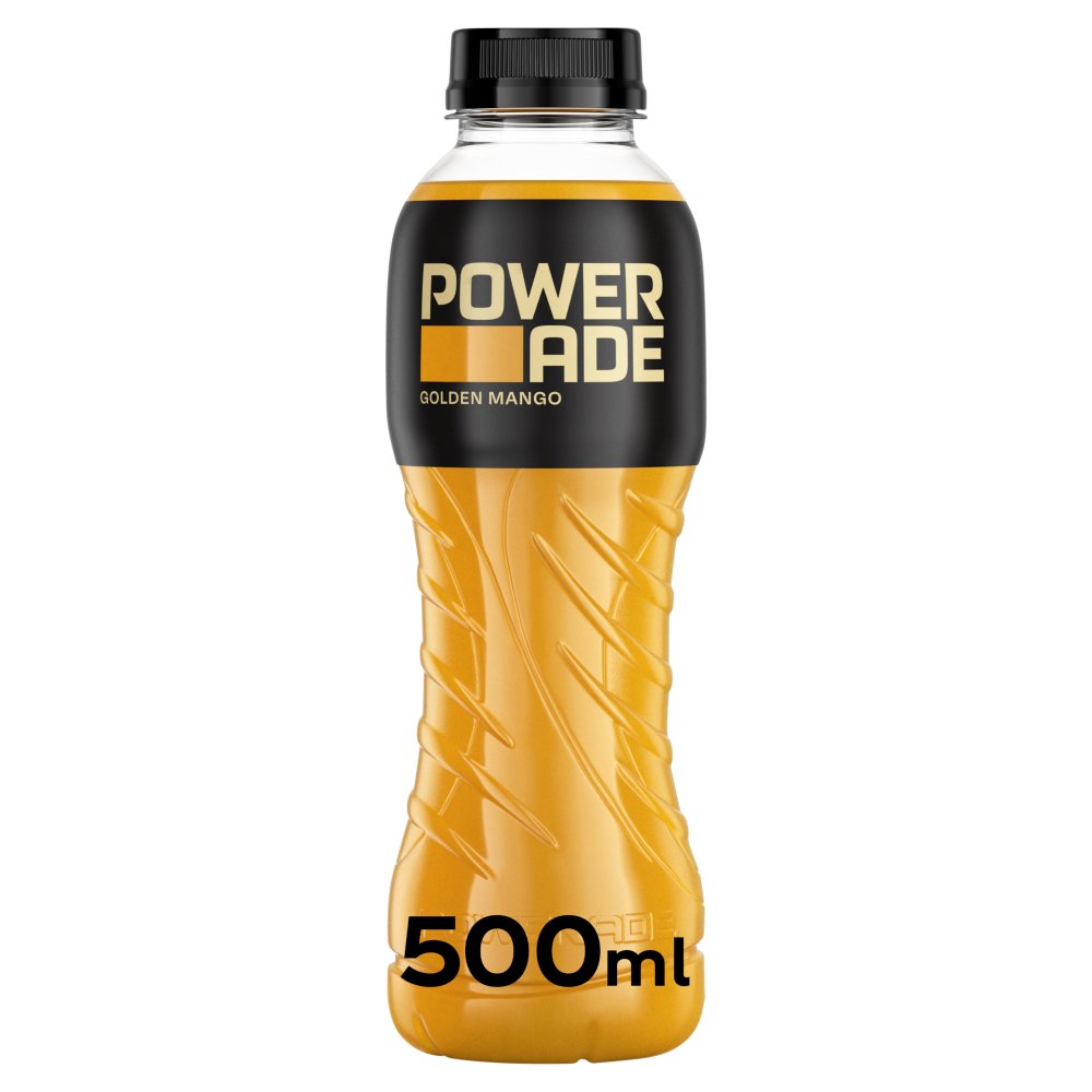 Powerade Golden Mango Sports Drink 500ml (Pack of 12)