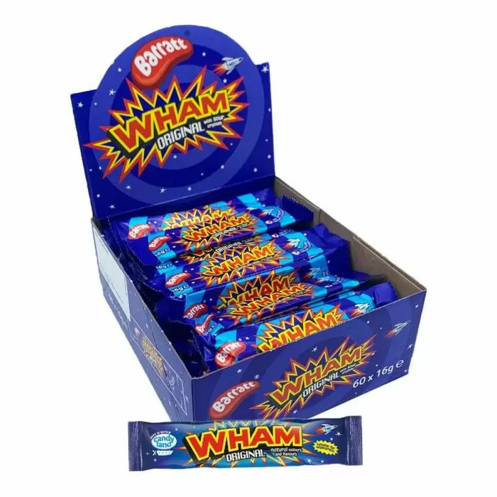 Barratt Wham Original Chew Bars 16g (Pack of 60)