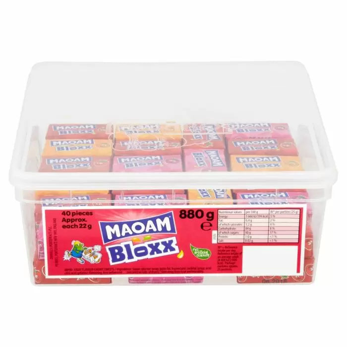 Maoam Bloxx Tub 880g (Pack of 1)